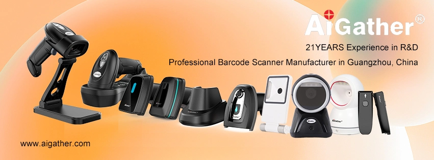 Aigather New Desktop 2D Barcode Scanner with Big Window